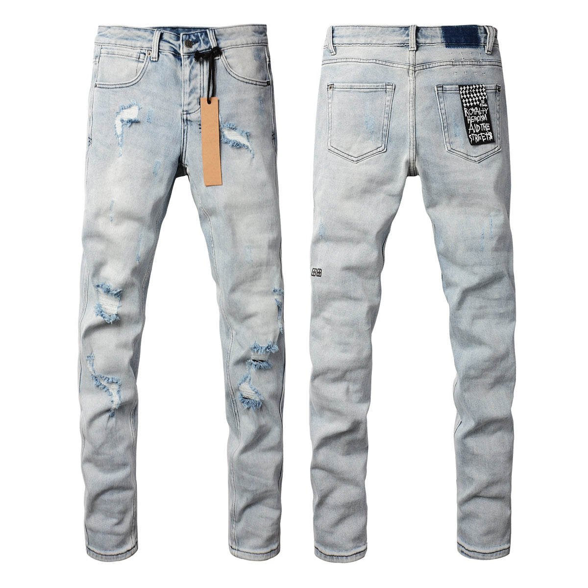 Ksubi Jeans Light Blue Jeans with Simple and Clean Cut 3001