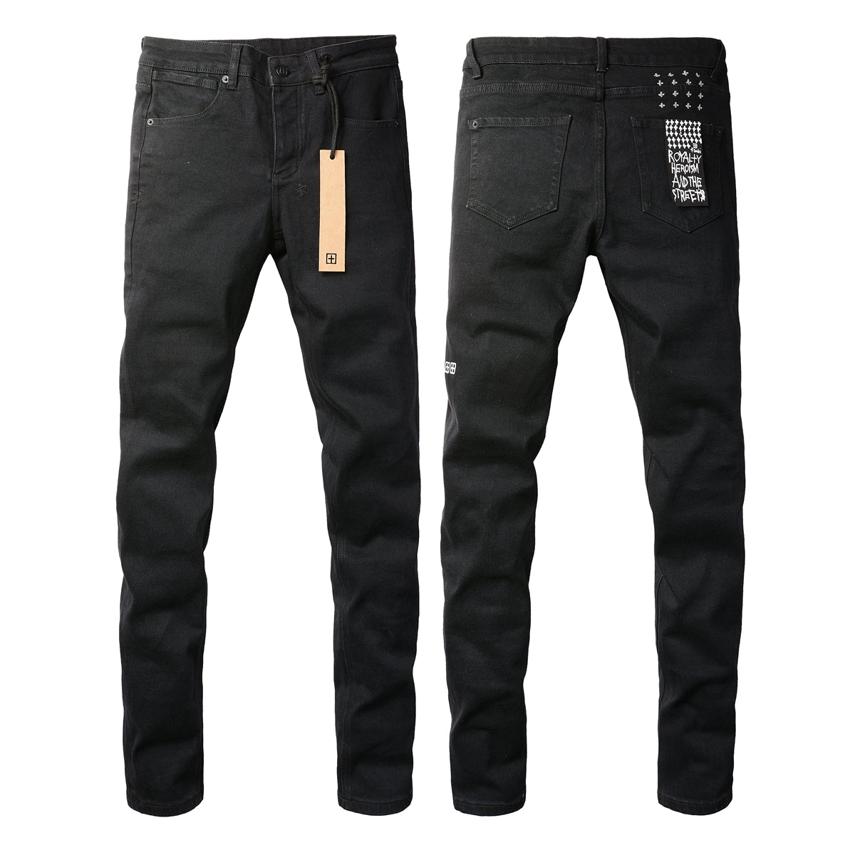 Ksubi Jeans Classic Black Skinny Jeans with Clean Lines and Sleek Fit 3004