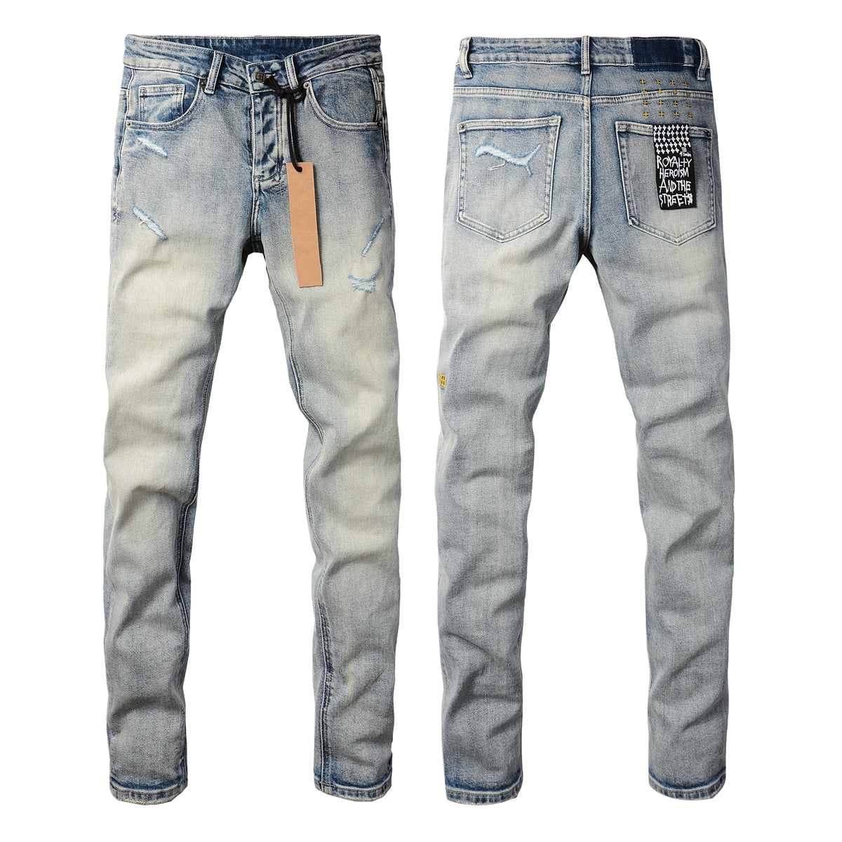 Versatile Light Blue Denim with Sleek Look 3009