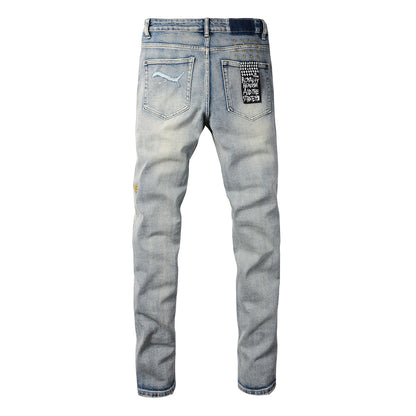 Versatile Light Blue Denim with Sleek Look 3009