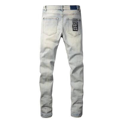 Timeless Gray Slim Fit Jeans 3013