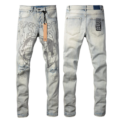 Timeless Gray Slim Fit Jeans 3013