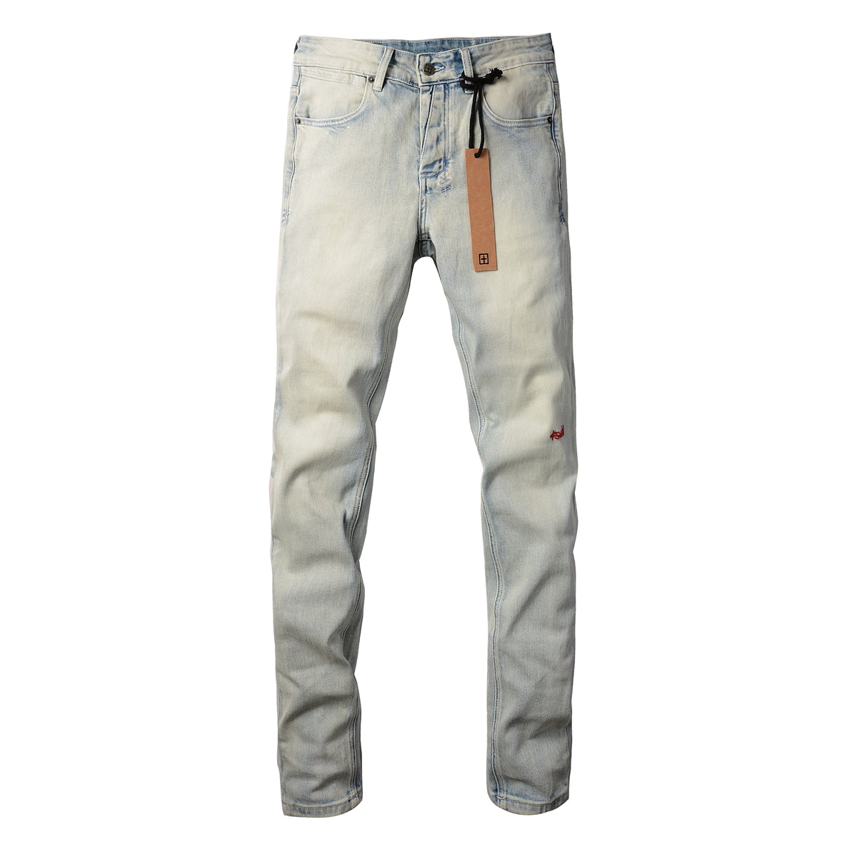 Slim Fit Jeans with Faded Details 3017
