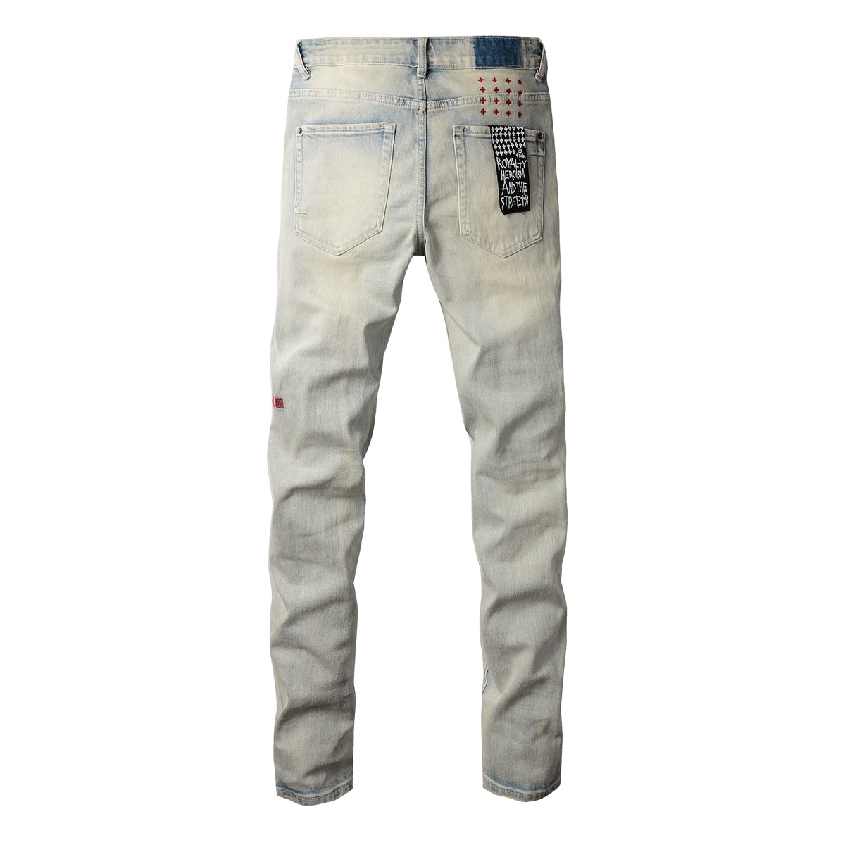 Slim Fit Jeans with Faded Details 3017
