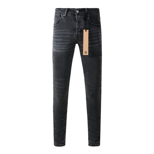 Timeless Black Straight-Leg Jeans with a Clean Finish 3023