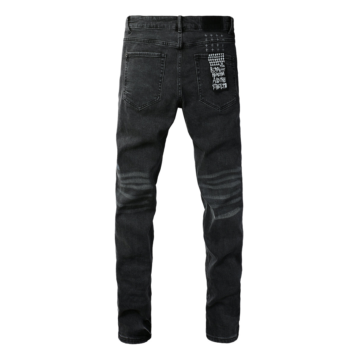 Timeless Black Straight-Leg Jeans with a Clean Finish 3023
