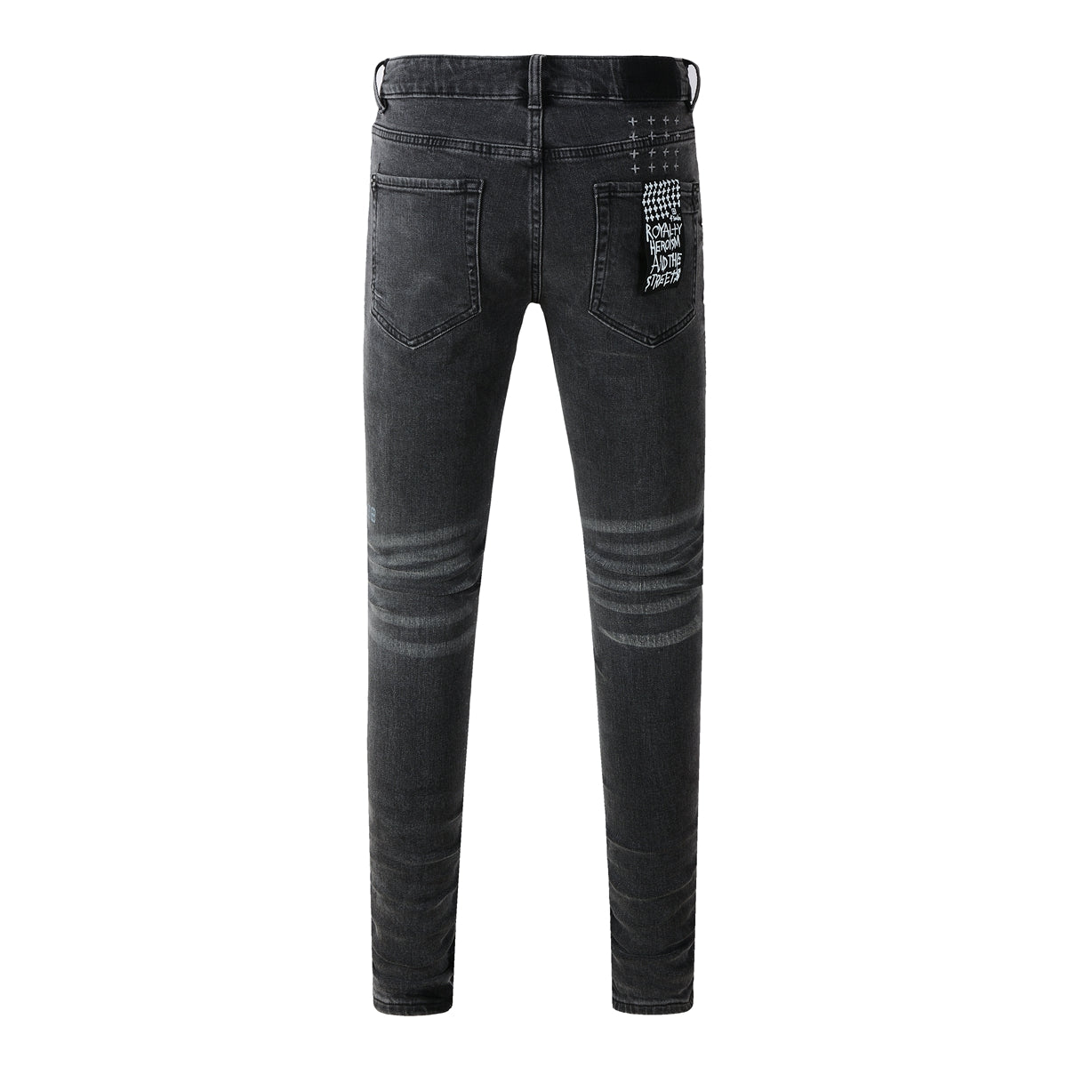Timeless Black Straight-Leg Jeans with a Clean Finish 3023