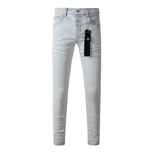 Fashionable Sky Blue Jeans 9081 with a Modern Cut and Comfortable Fit