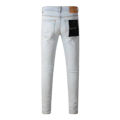 Fashionable Sky Blue Jeans 9081 with a Modern Cut and Comfortable Fit
