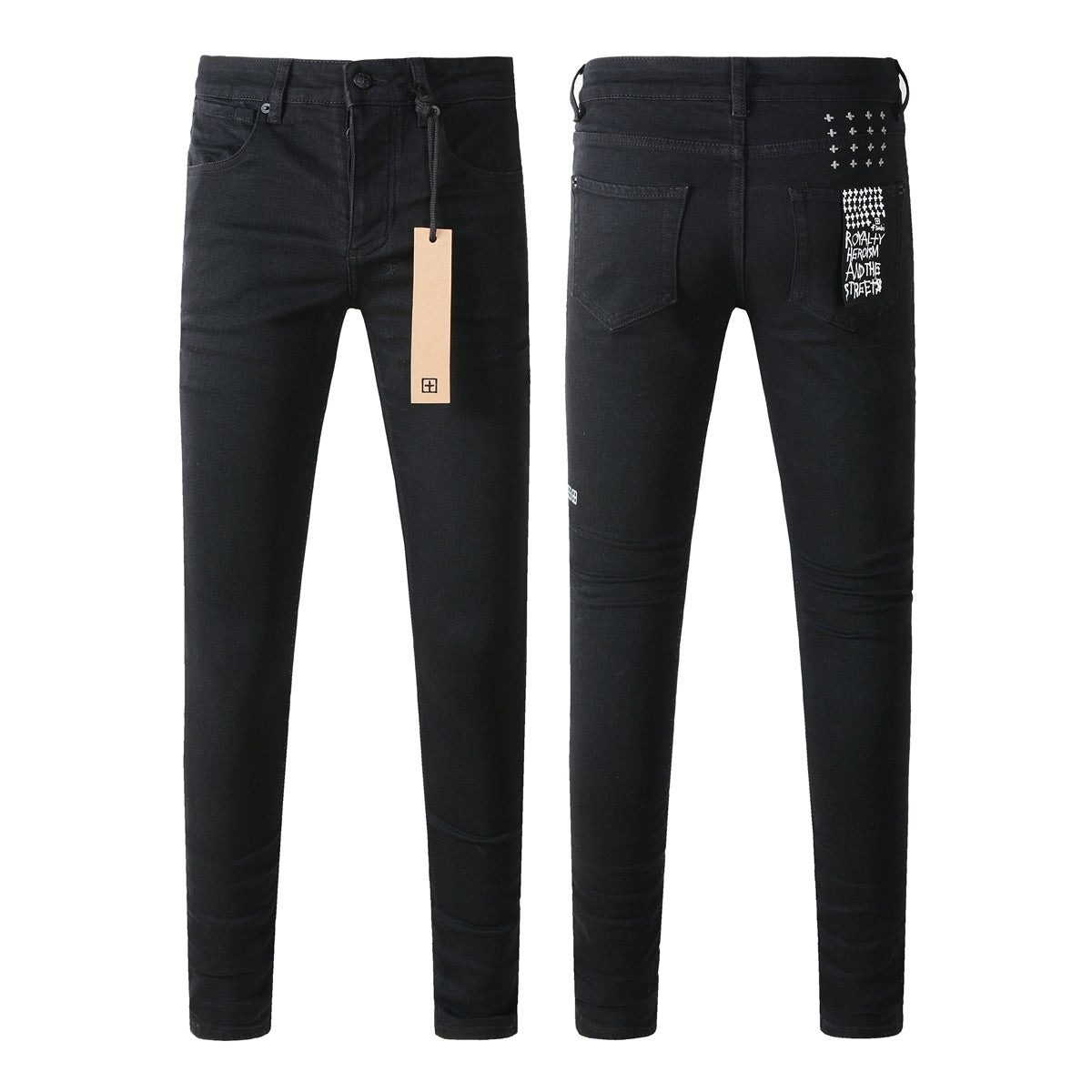 Ksubi Jeans Classic Black Skinny Jeans with Clean Lines and Sleek Fit 3004